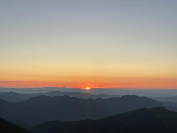 崇礼喜鹊梁日出
